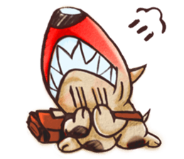 Gorgeous and Lovely Dotty-Puppy sticker #14689560