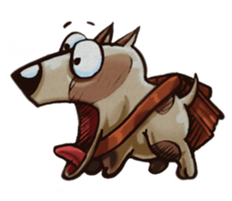 Gorgeous and Lovely Dotty-Puppy sticker #14689563