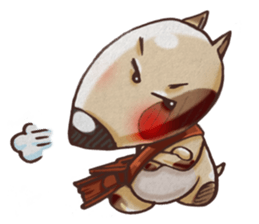 Gorgeous and Lovely Dotty-Puppy sticker #14689564