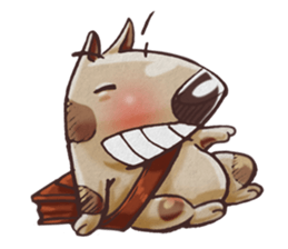 Gorgeous and Lovely Dotty-Puppy sticker #14689566