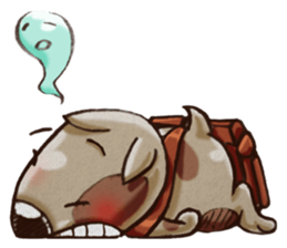 Gorgeous and Lovely Dotty-Puppy sticker #14689567