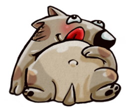 Gorgeous and Lovely Dotty-Puppy sticker #14689568