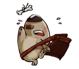 Gorgeous and Lovely Dotty-Puppy sticker #14689570