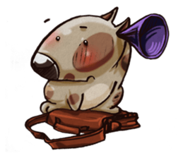 Gorgeous and Lovely Dotty-Puppy sticker #14689571