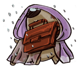 Gorgeous and Lovely Dotty-Puppy sticker #14689573