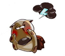 Gorgeous and Lovely Dotty-Puppy sticker #14689574