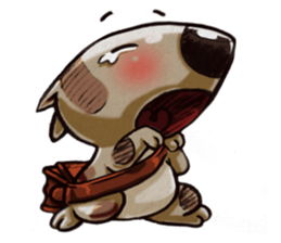 Gorgeous and Lovely Dotty-Puppy sticker #14689575