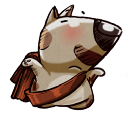 Gorgeous and Lovely Dotty-Puppy sticker #14689577