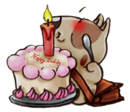 Gorgeous and Lovely Dotty-Puppy sticker #14689578