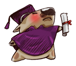 Gorgeous and Lovely Dotty-Puppy sticker #14689584