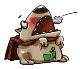 Gorgeous and Lovely Dotty-Puppy sticker #14689586