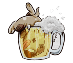 Gorgeous and Lovely Dotty-Puppy sticker #14689587