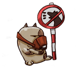 Gorgeous and Lovely Dotty-Puppy sticker #14689594