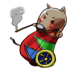 Gorgeous and Lovely Dotty-Puppy sticker #14689595