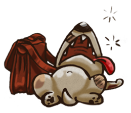 Gorgeous and Lovely Dotty-Puppy sticker #14689597