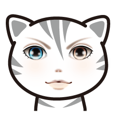 good-looking cat nya