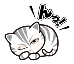 good-looking cat nya sticker #14690539