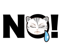 good-looking cat nya sticker #14690551