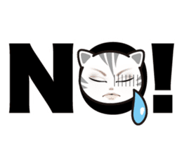 good-looking cat nya sticker #14690551