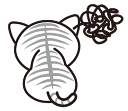 good-looking cat nya sticker #14690555