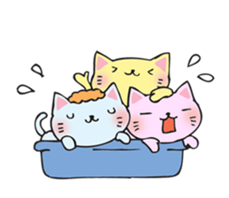 Many cats sticker #14690660