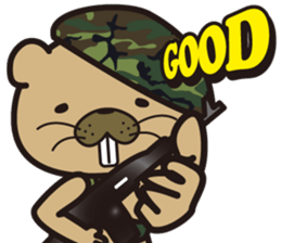 Sergeant Beaver sticker #14690928