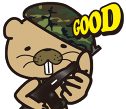 Sergeant Beaver sticker #14690928