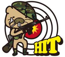 Sergeant Beaver sticker #14690933