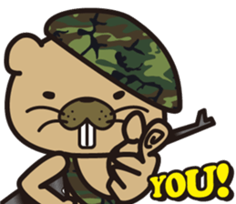 Sergeant Beaver sticker #14690938
