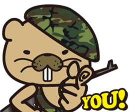 Sergeant Beaver sticker #14690938