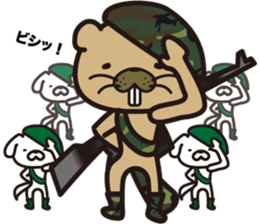 Sergeant Beaver sticker #14690952