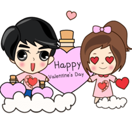 N'Nun Happy Valentine's Day 2017 sticker #14692229