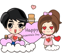 N'Nun Happy Valentine's Day 2017 sticker #14692229