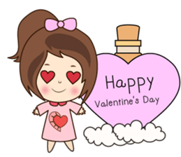 N'Nun Happy Valentine's Day 2017 sticker #14692240