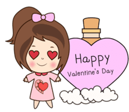 N'Nun Happy Valentine's Day 2017 sticker #14692240