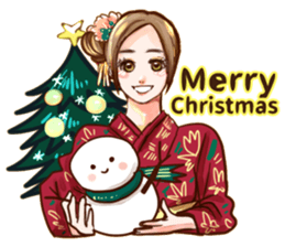 Kimono girl (New Year Special Edition) sticker #14692484