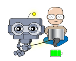 Rubby the robot sticker #14692528