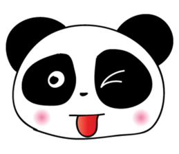 cute panda cute cute sticker #14692536