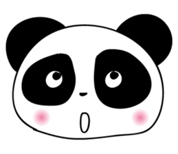 cute panda cute cute sticker #14692537