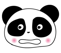 cute panda cute cute sticker #14692541