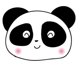 cute panda cute cute sticker #14692542