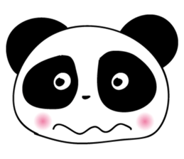 cute panda cute cute sticker #14692543