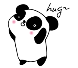 cute panda cute cute sticker #14692549