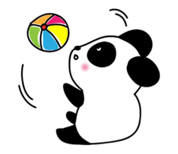 cute panda cute cute sticker #14692550