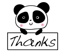 cute panda cute cute sticker #14692552
