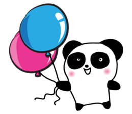cute panda cute cute sticker #14692555