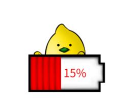 white ball rabbit family-lemon bird-move sticker #14692650
