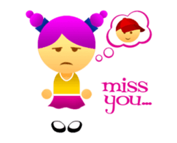 Cute Girl & Boy stickers (animated) sticker #14692735