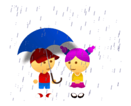 Cute Girl & Boy stickers (animated) sticker #14692739