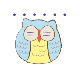 cut owl sticker #14693232